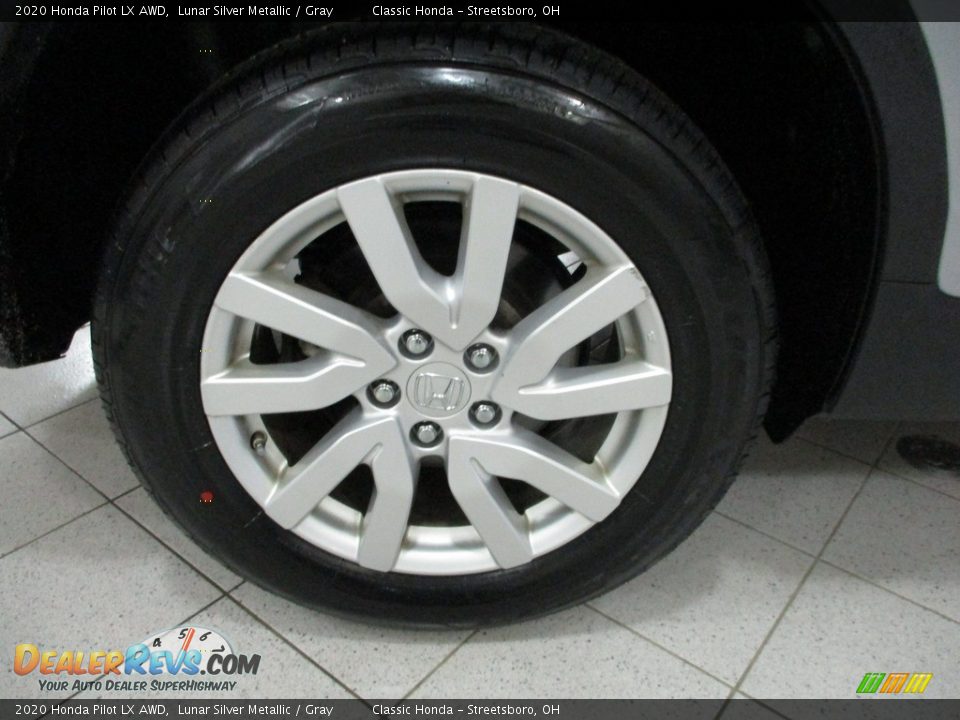 2020 Honda Pilot LX AWD Lunar Silver Metallic / Gray Photo #6