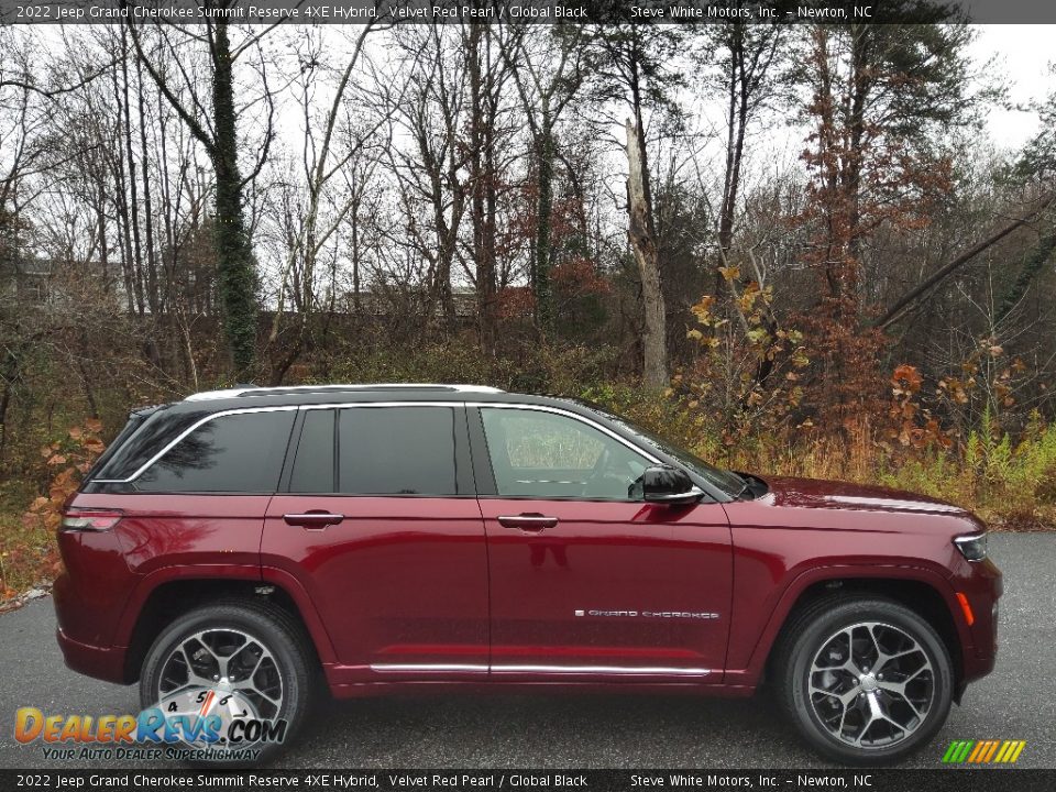 Velvet Red Pearl 2022 Jeep Grand Cherokee Summit Reserve 4XE Hybrid Photo #5