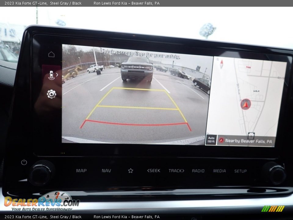 2023 Kia Forte GT-Line Steel Gray / Black Photo #18