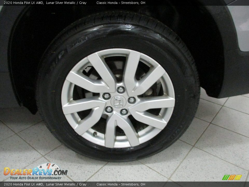 2020 Honda Pilot LX AWD Lunar Silver Metallic / Gray Photo #11