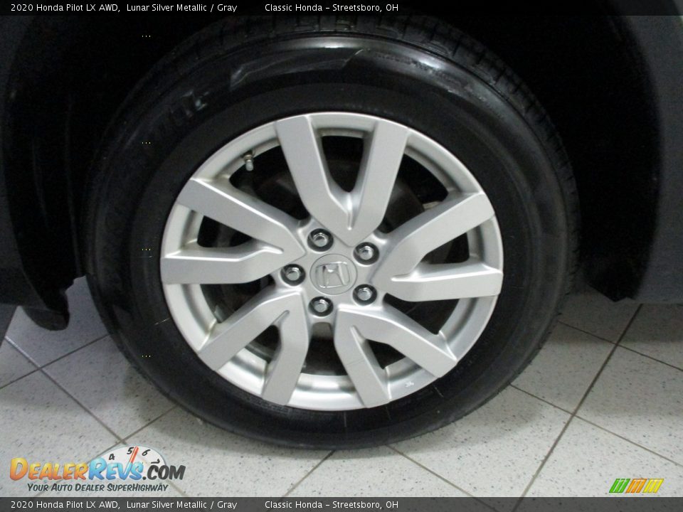 2020 Honda Pilot LX AWD Lunar Silver Metallic / Gray Photo #12