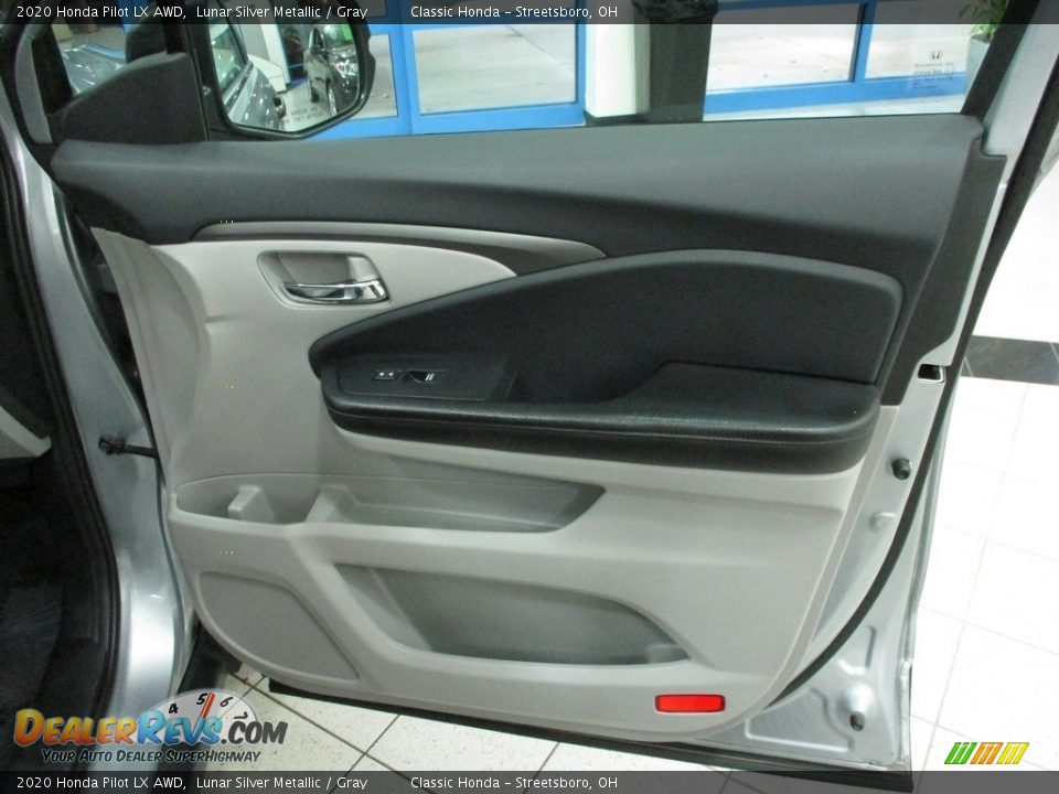 2020 Honda Pilot LX AWD Lunar Silver Metallic / Gray Photo #14