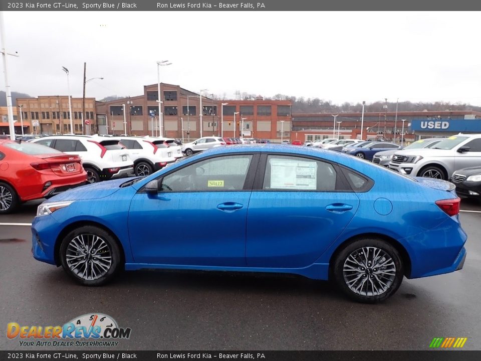 2023 Kia Forte GT-Line Sporty Blue / Black Photo #5
