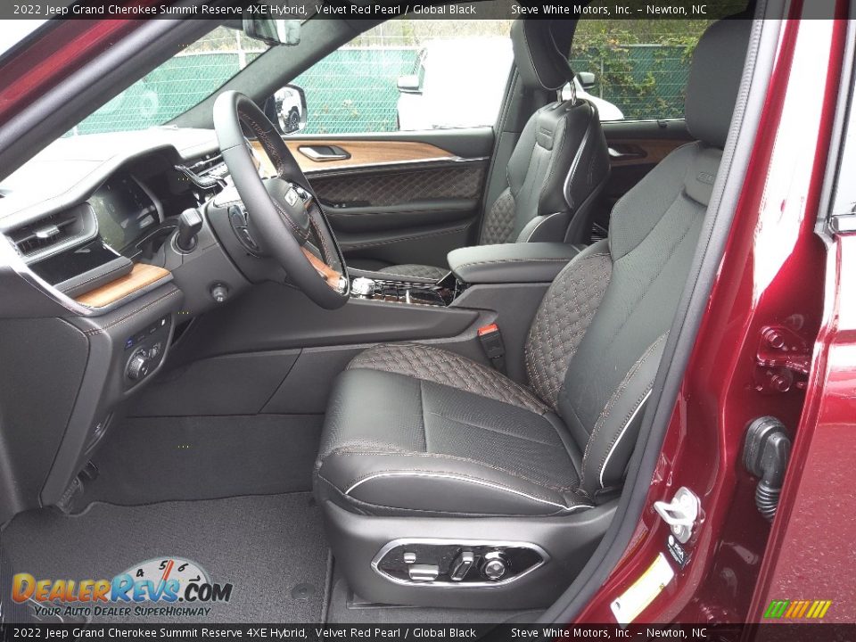 Front Seat of 2022 Jeep Grand Cherokee Summit Reserve 4XE Hybrid Photo #12