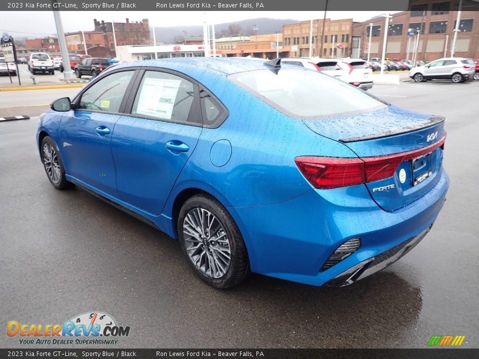 2023 Kia Forte GT-Line Sporty Blue / Black Photo #6