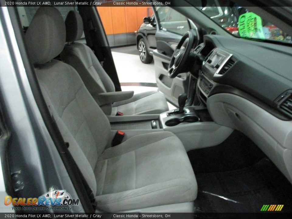 2020 Honda Pilot LX AWD Lunar Silver Metallic / Gray Photo #16