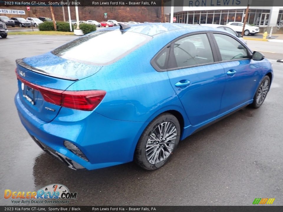 2023 Kia Forte GT-Line Sporty Blue / Black Photo #8
