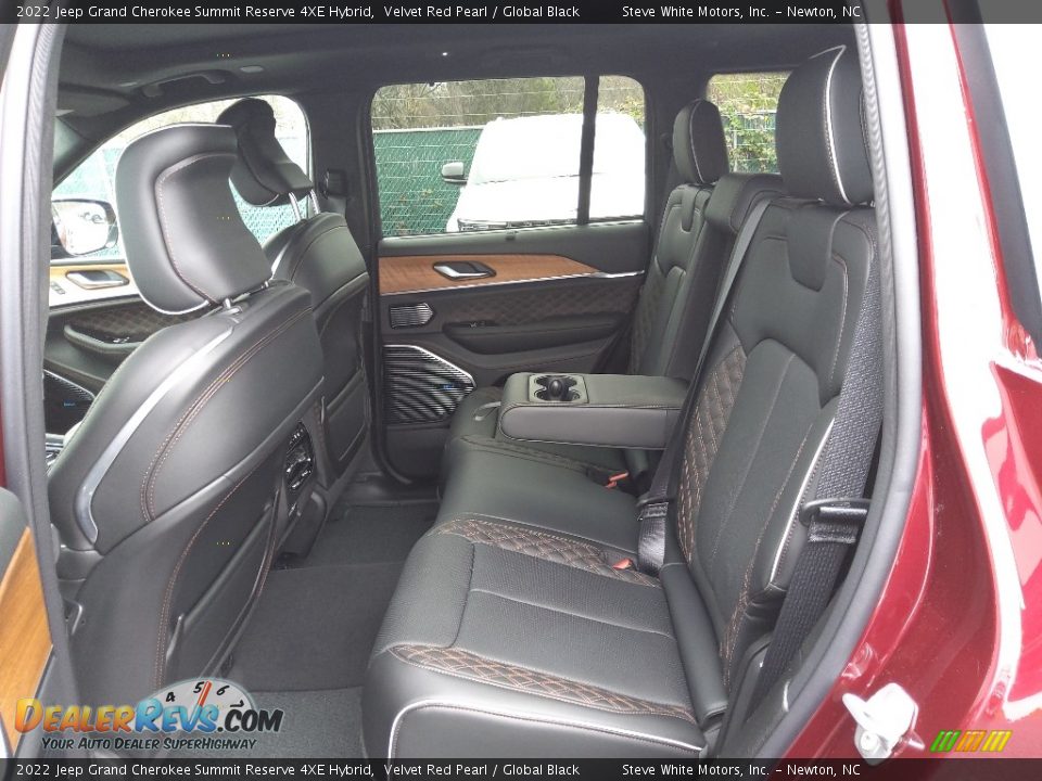 Rear Seat of 2022 Jeep Grand Cherokee Summit Reserve 4XE Hybrid Photo #15