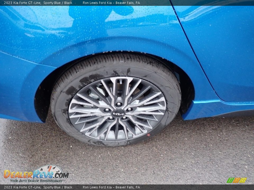 2023 Kia Forte GT-Line Sporty Blue / Black Photo #9