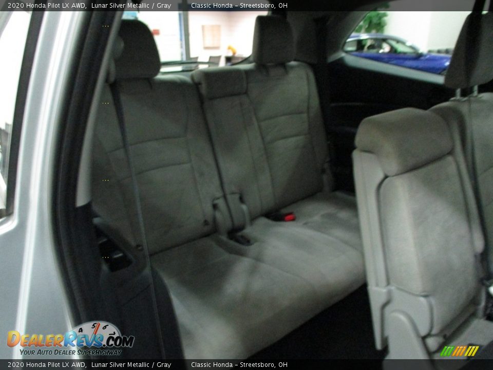 2020 Honda Pilot LX AWD Lunar Silver Metallic / Gray Photo #20