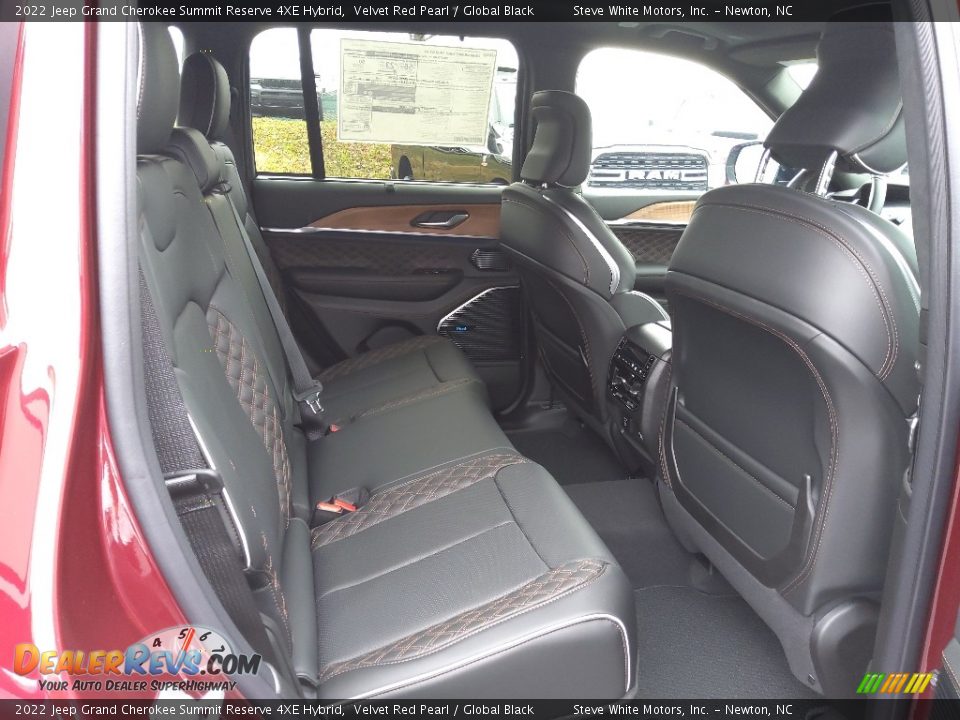 Rear Seat of 2022 Jeep Grand Cherokee Summit Reserve 4XE Hybrid Photo #19