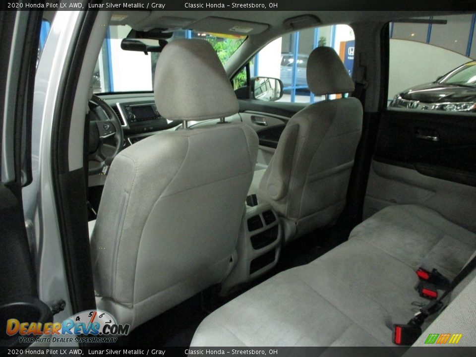 2020 Honda Pilot LX AWD Lunar Silver Metallic / Gray Photo #23