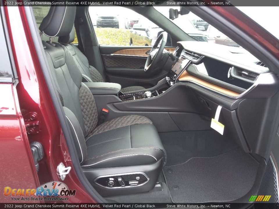 Front Seat of 2022 Jeep Grand Cherokee Summit Reserve 4XE Hybrid Photo #20