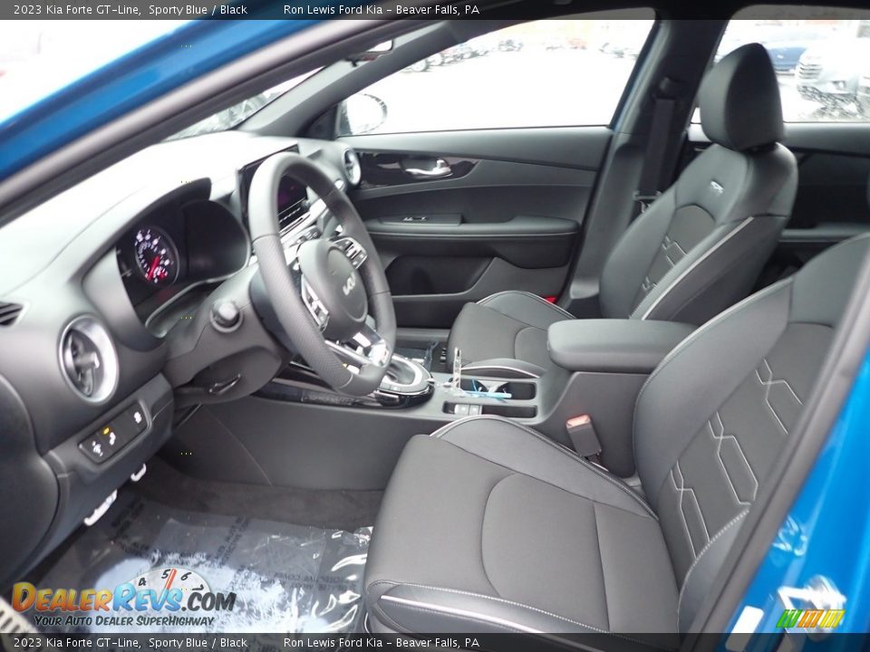 2023 Kia Forte GT-Line Sporty Blue / Black Photo #14