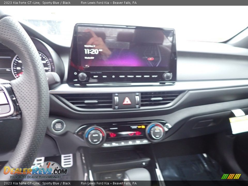 2023 Kia Forte GT-Line Sporty Blue / Black Photo #17