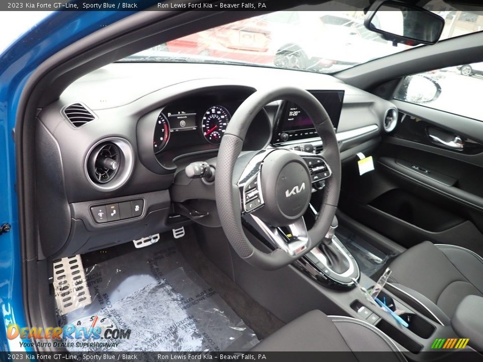 2023 Kia Forte GT-Line Sporty Blue / Black Photo #19