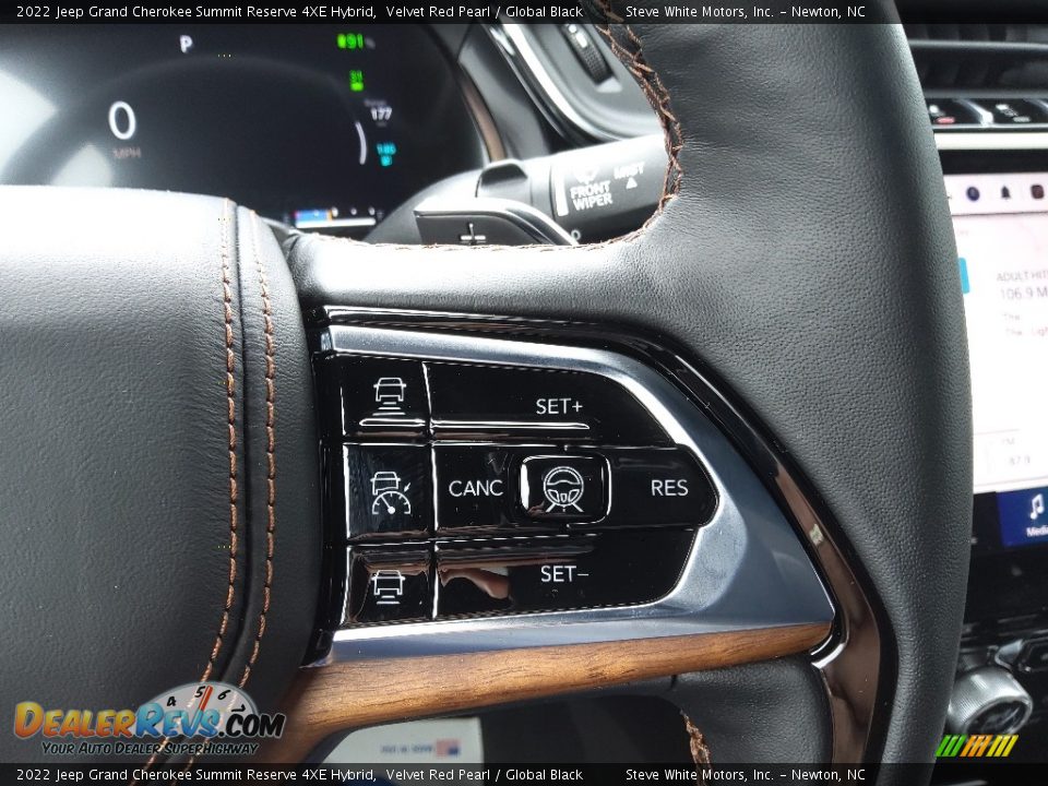 2022 Jeep Grand Cherokee Summit Reserve 4XE Hybrid Steering Wheel Photo #25