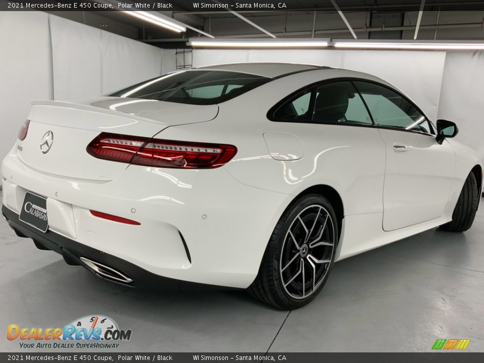 2021 Mercedes-Benz E 450 Coupe Polar White / Black Photo #5