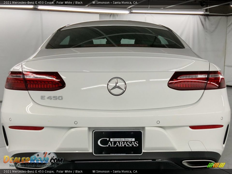 2021 Mercedes-Benz E 450 Coupe Polar White / Black Photo #7