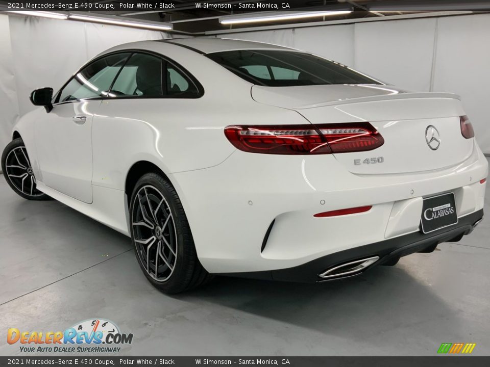 2021 Mercedes-Benz E 450 Coupe Polar White / Black Photo #13