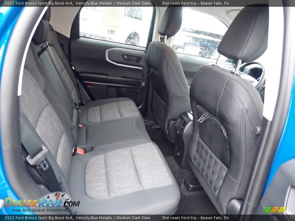2022 Ford Bronco Sport Big Bend 4x4 Velocity Blue Metallic / Medium Dark Slate Photo #10