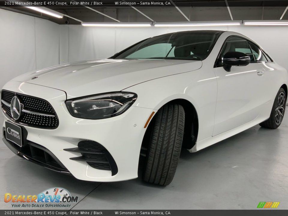 2021 Mercedes-Benz E 450 Coupe Polar White / Black Photo #14