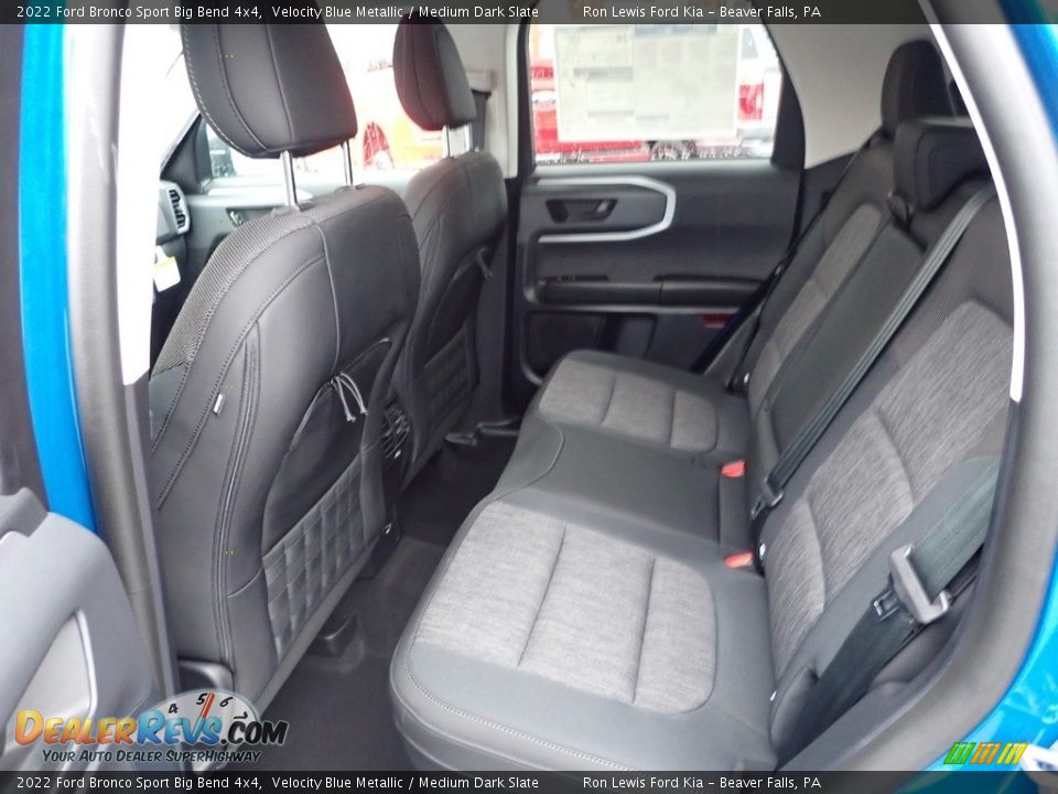 2022 Ford Bronco Sport Big Bend 4x4 Velocity Blue Metallic / Medium Dark Slate Photo #12