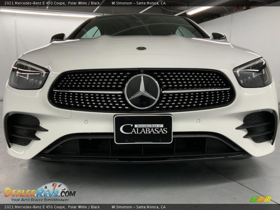 2021 Mercedes-Benz E 450 Coupe Polar White / Black Photo #16