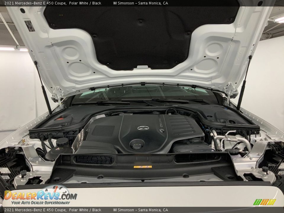 2021 Mercedes-Benz E 450 Coupe Polar White / Black Photo #17