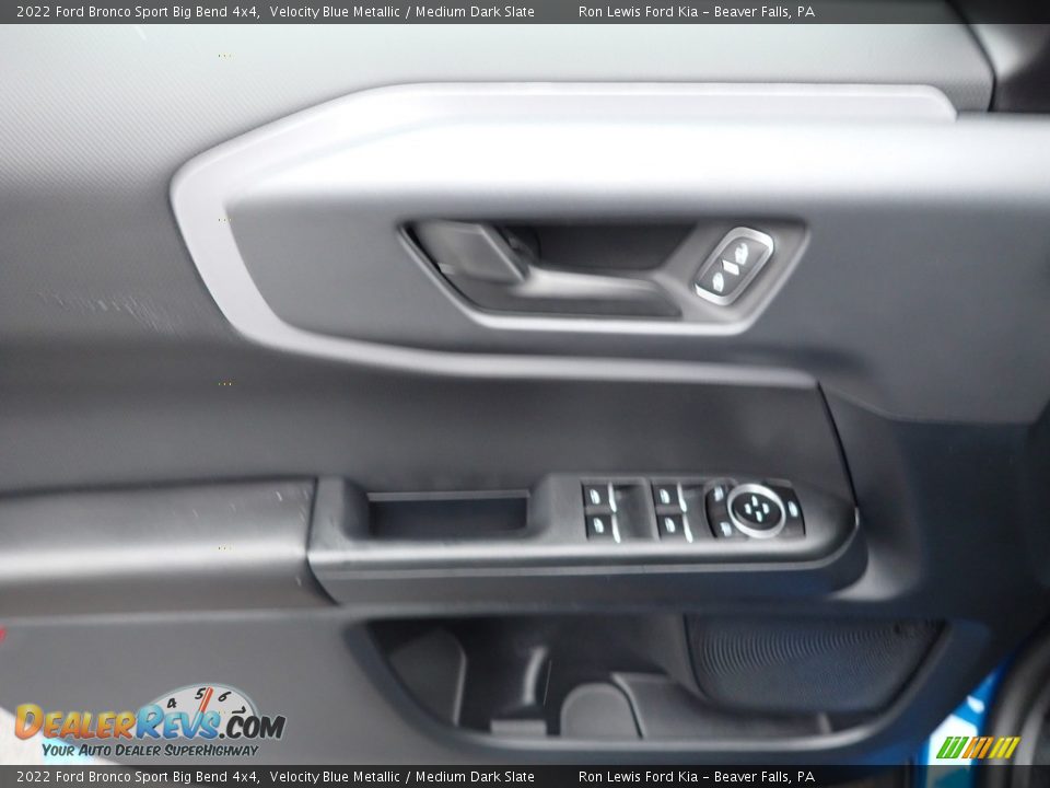 2022 Ford Bronco Sport Big Bend 4x4 Velocity Blue Metallic / Medium Dark Slate Photo #15