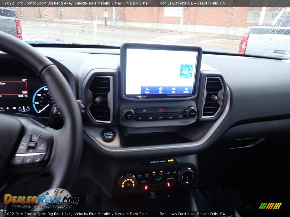 2022 Ford Bronco Sport Big Bend 4x4 Velocity Blue Metallic / Medium Dark Slate Photo #17