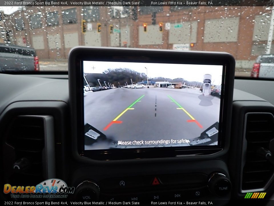 2022 Ford Bronco Sport Big Bend 4x4 Velocity Blue Metallic / Medium Dark Slate Photo #18
