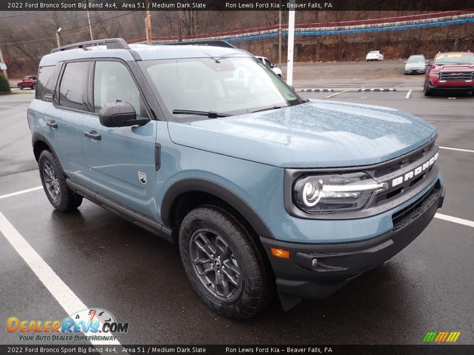 2022 Ford Bronco Sport Big Bend 4x4 Area 51 / Medium Dark Slate Photo #2