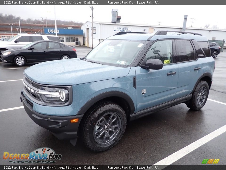 2022 Ford Bronco Sport Big Bend 4x4 Area 51 / Medium Dark Slate Photo #4