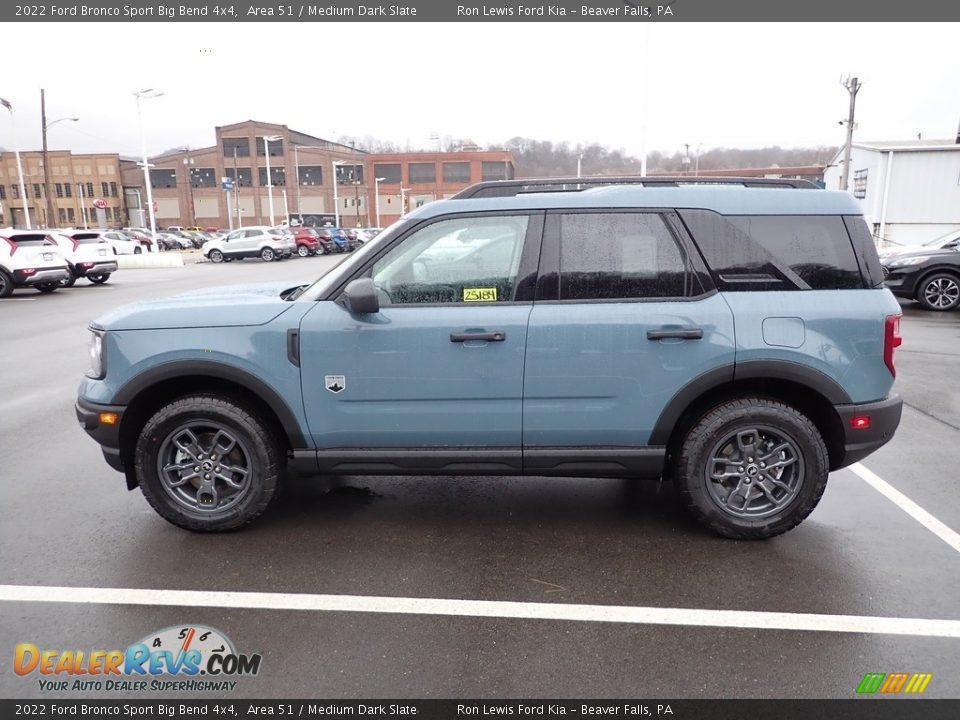 2022 Ford Bronco Sport Big Bend 4x4 Area 51 / Medium Dark Slate Photo #5