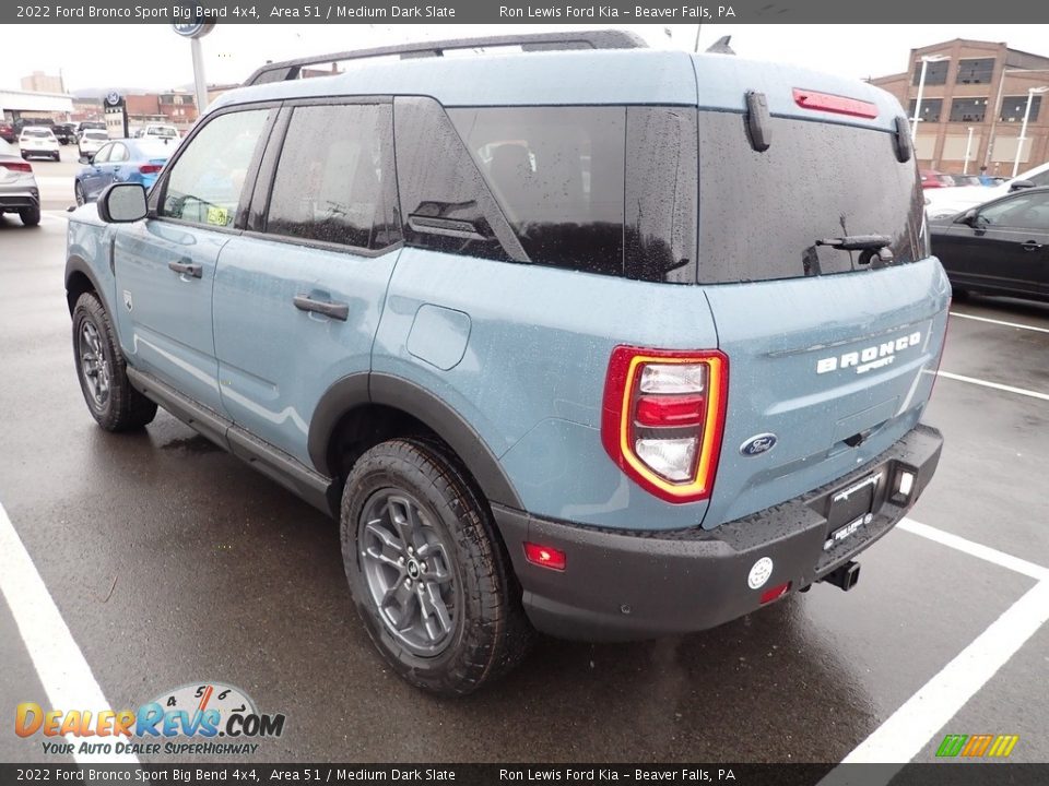 2022 Ford Bronco Sport Big Bend 4x4 Area 51 / Medium Dark Slate Photo #6