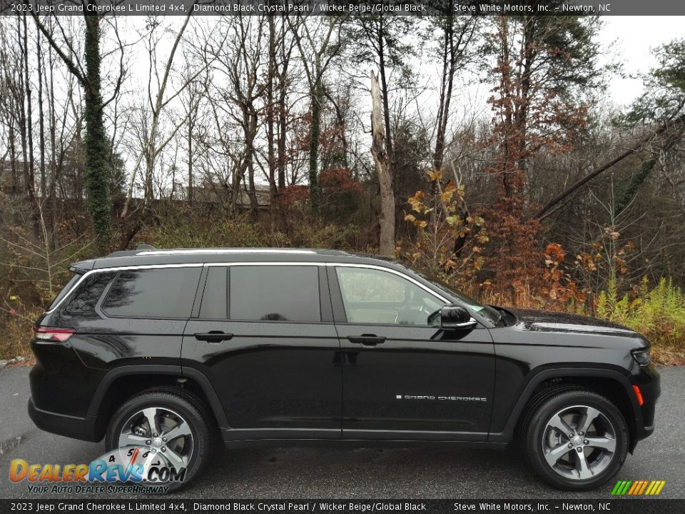 Diamond Black Crystal Pearl 2023 Jeep Grand Cherokee L Limited 4x4 Photo #5