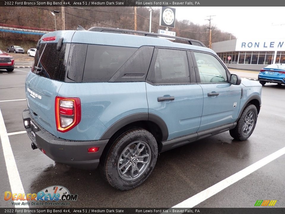 2022 Ford Bronco Sport Big Bend 4x4 Area 51 / Medium Dark Slate Photo #8