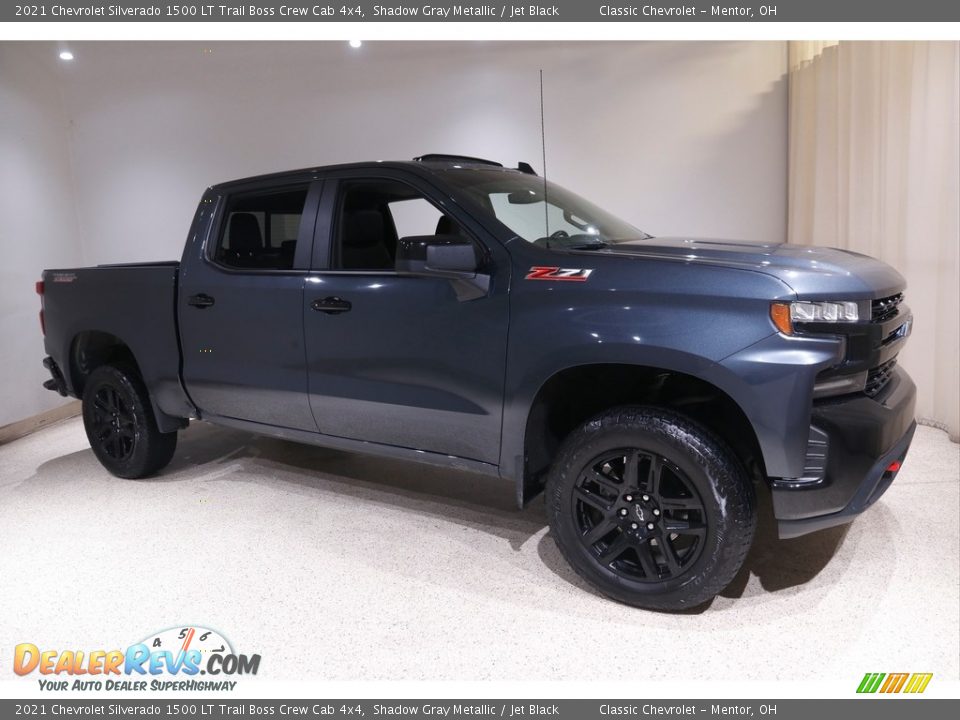 2021 Chevrolet Silverado 1500 LT Trail Boss Crew Cab 4x4 Shadow Gray Metallic / Jet Black Photo #1