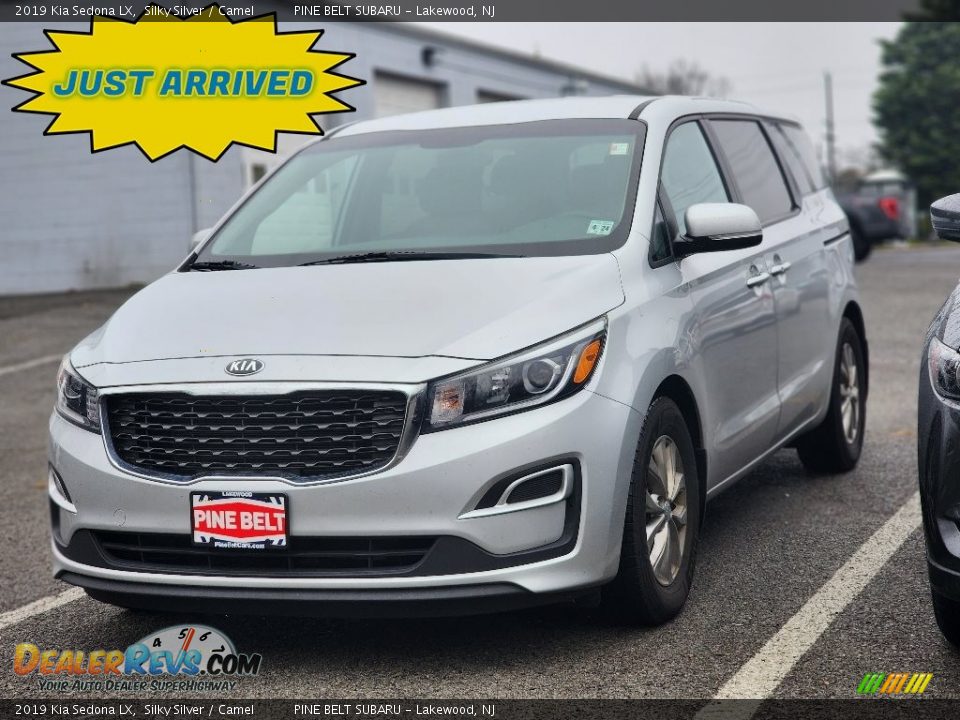 2019 Kia Sedona LX Silky Silver / Camel Photo #1