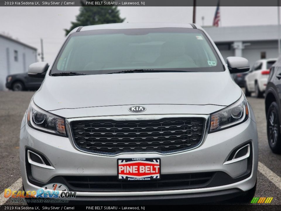 2019 Kia Sedona LX Silky Silver / Camel Photo #2