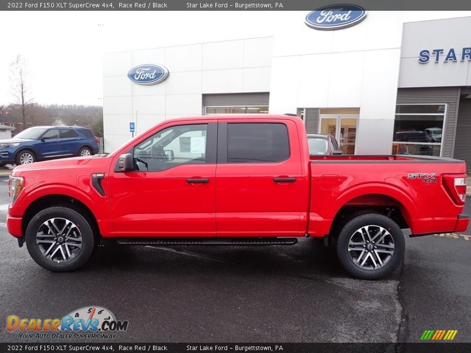 2022 Ford F150 XLT SuperCrew 4x4 Race Red / Black Photo #2