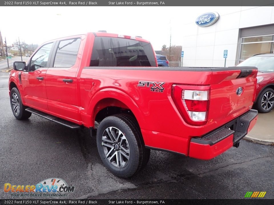 2022 Ford F150 XLT SuperCrew 4x4 Race Red / Black Photo #3