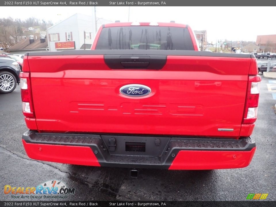 2022 Ford F150 XLT SuperCrew 4x4 Race Red / Black Photo #4