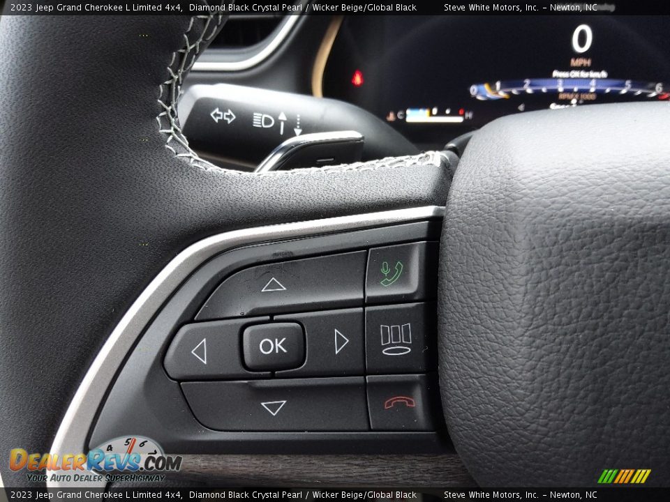 2023 Jeep Grand Cherokee L Limited 4x4 Steering Wheel Photo #22