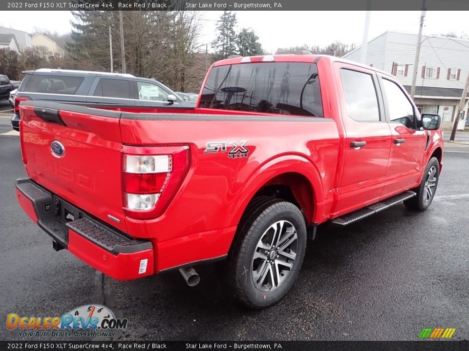 2022 Ford F150 XLT SuperCrew 4x4 Race Red / Black Photo #5