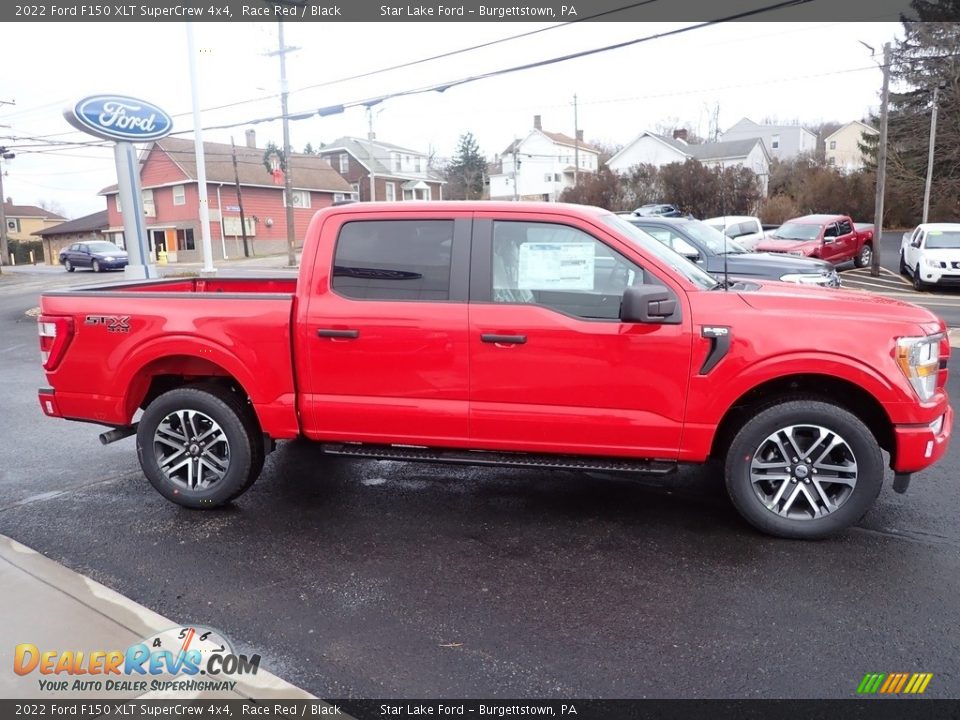 2022 Ford F150 XLT SuperCrew 4x4 Race Red / Black Photo #6