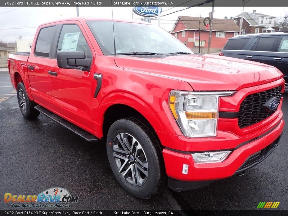 2022 Ford F150 XLT SuperCrew 4x4 Race Red / Black Photo #7