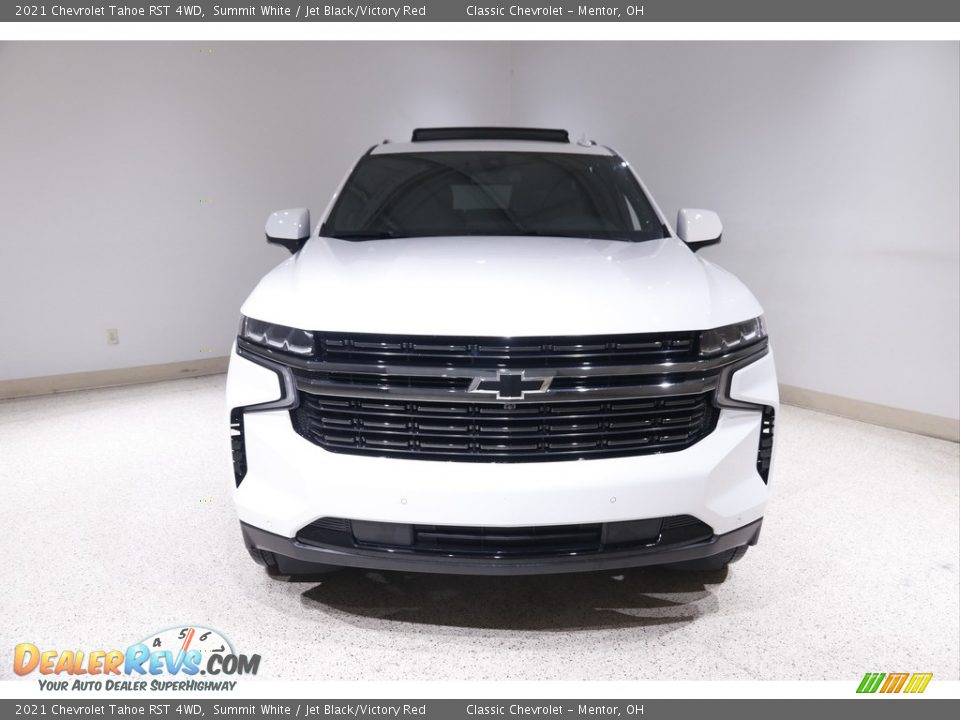 2021 Chevrolet Tahoe RST 4WD Summit White / Jet Black/Victory Red Photo #2