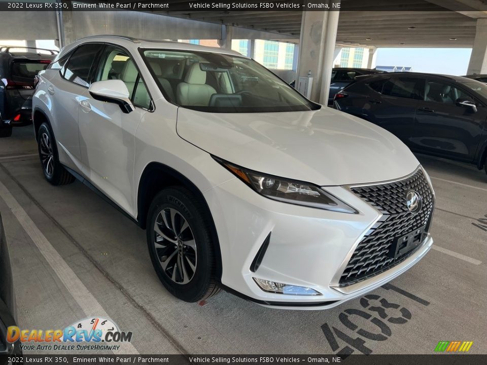 2022 Lexus RX 350 Eminent White Pearl / Parchment Photo #1